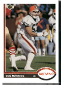 1991 Upper Deck #310 Clay Matthews
