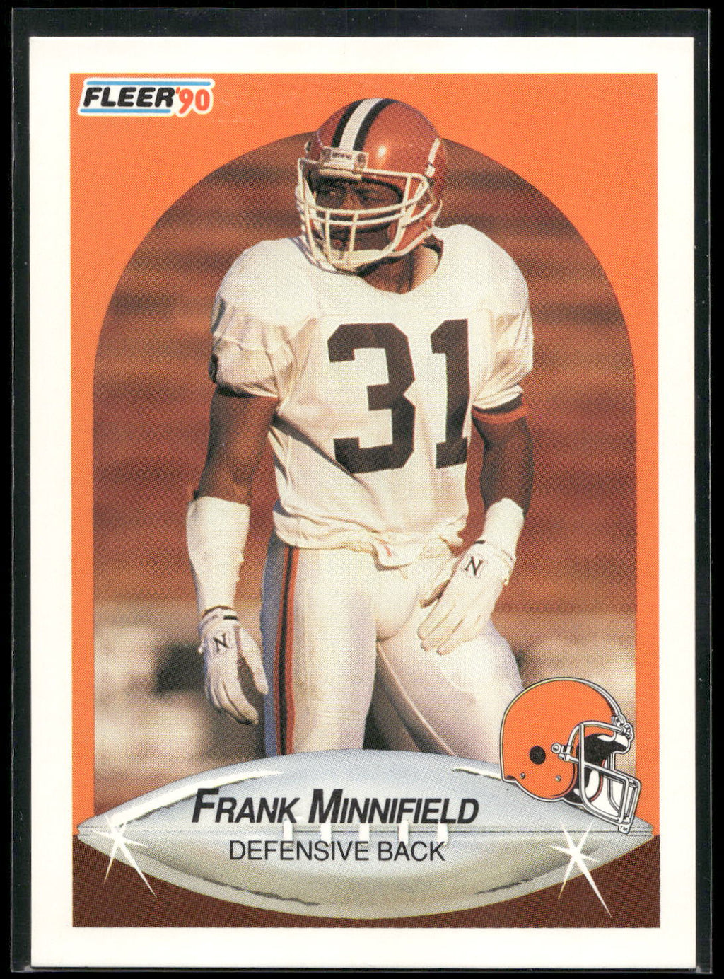 1990 Fleer #56a Frank Minnifield