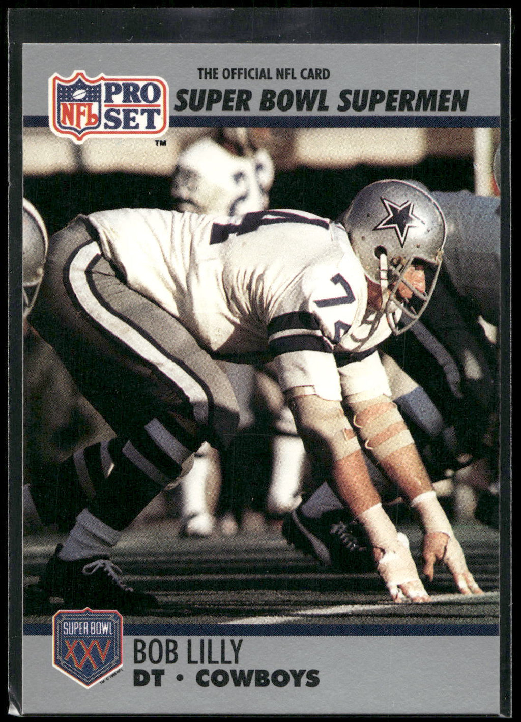 1990-91 Pro Set Super Bowl XXV Silver Anniversary Commemorative #85 Bob Lilly