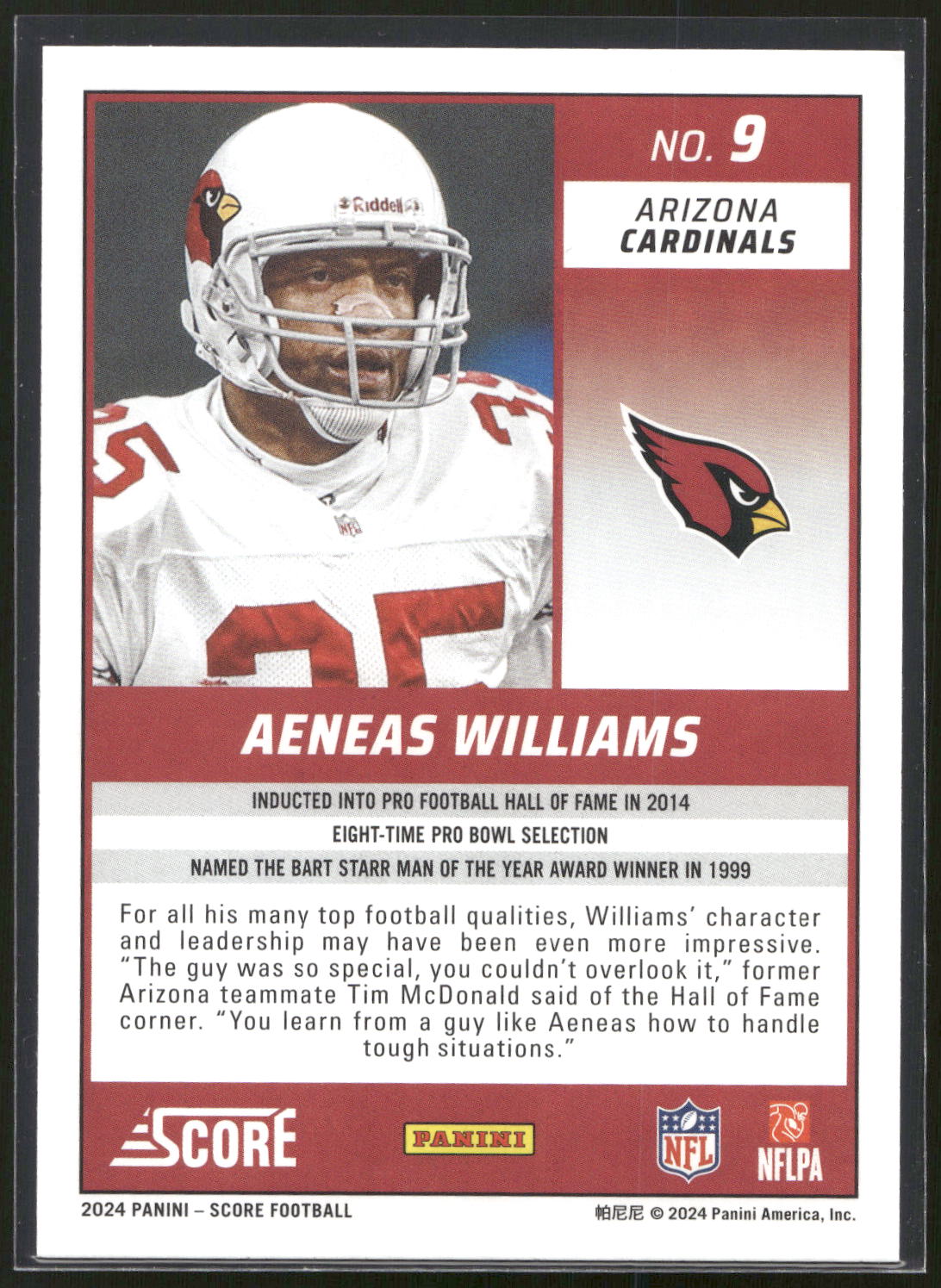 2024 Score #9 Aeneas Williams
