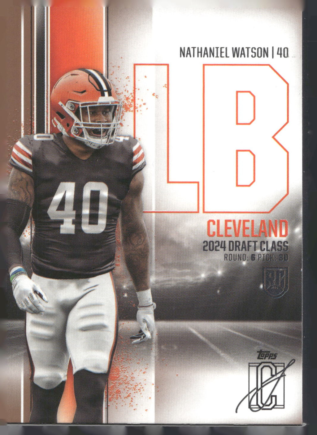 2024 Topps Signature Class #94 Nathaniel Watson