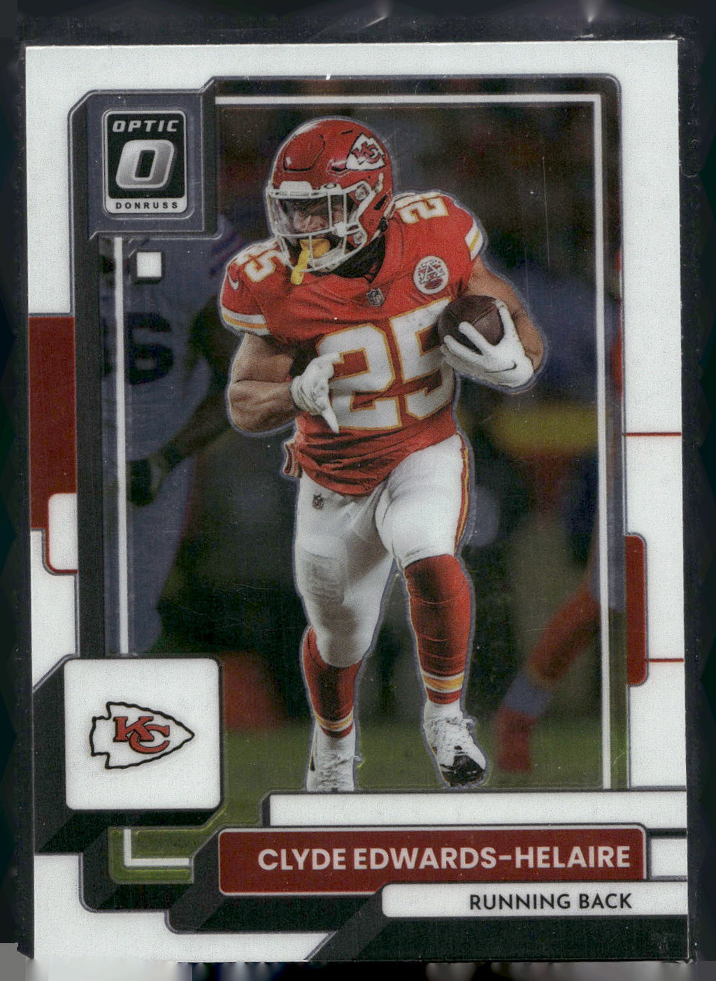 2022 Donruss Optic #95 Clyde Edwards-Helaire