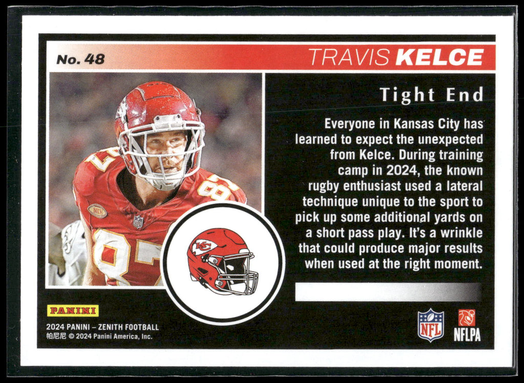 2024 Panini Zenith #48 Travis Kelce Retail