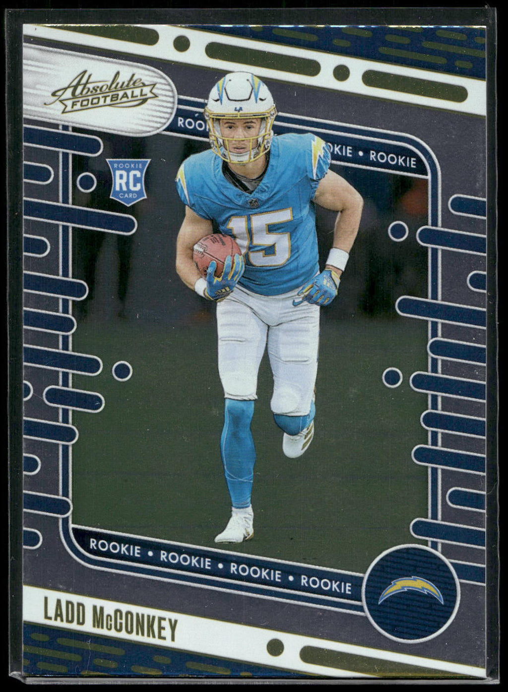 2024 Panini Absolute #134 Ladd McConkey Yellow