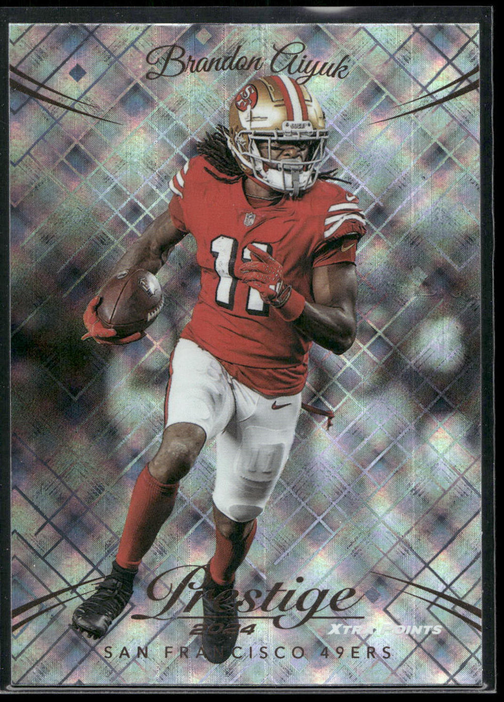 2024 Panini Prestige #258 Brandon Aiyuk Diamond Xtra Points