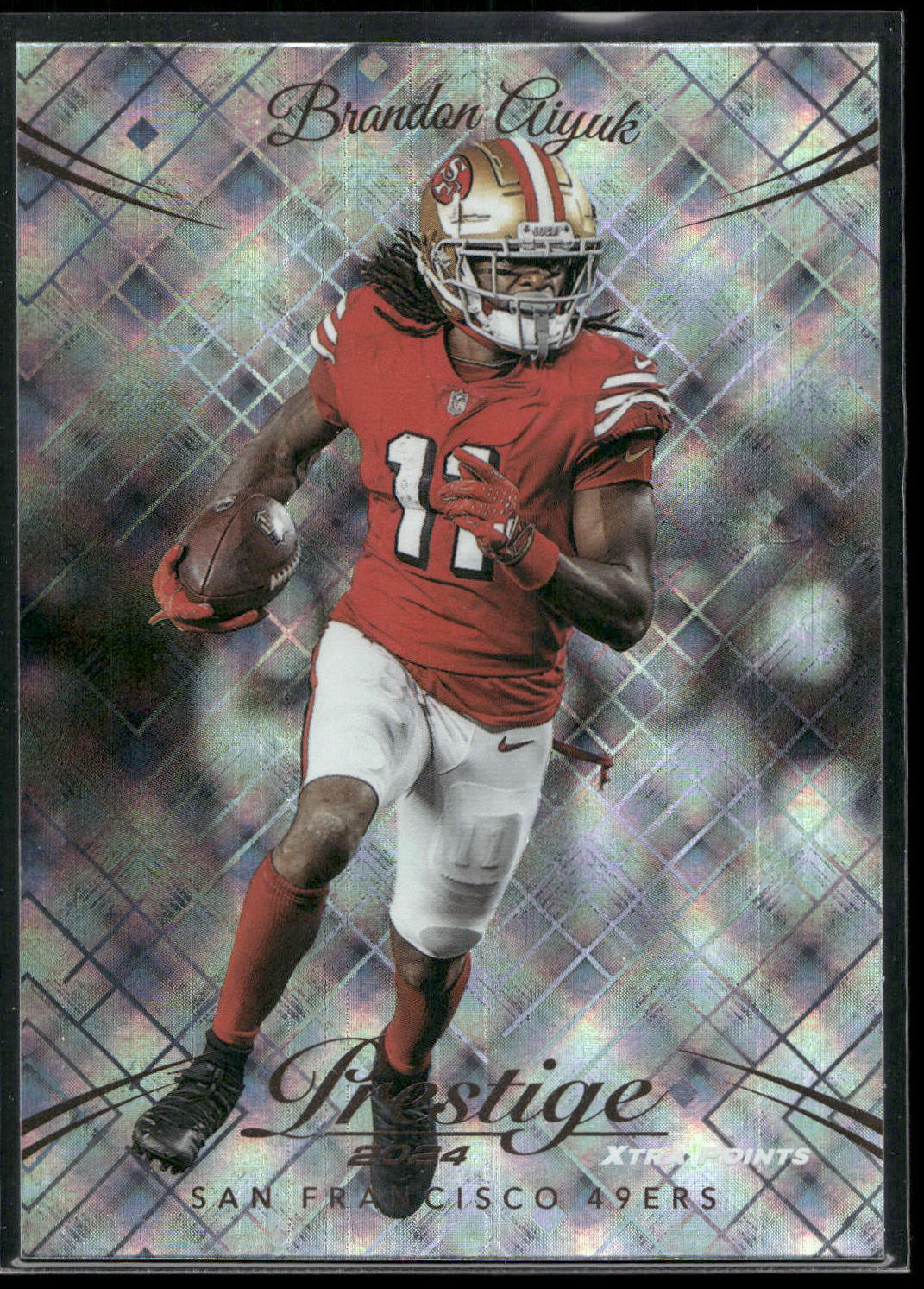 2024 Panini Prestige #258 Brandon Aiyuk Diamond Xtra Points