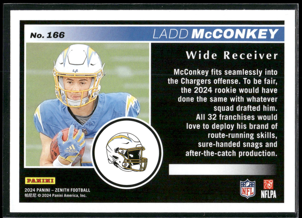 2024 Panini Zenith #166 Ladd McConkey Retail