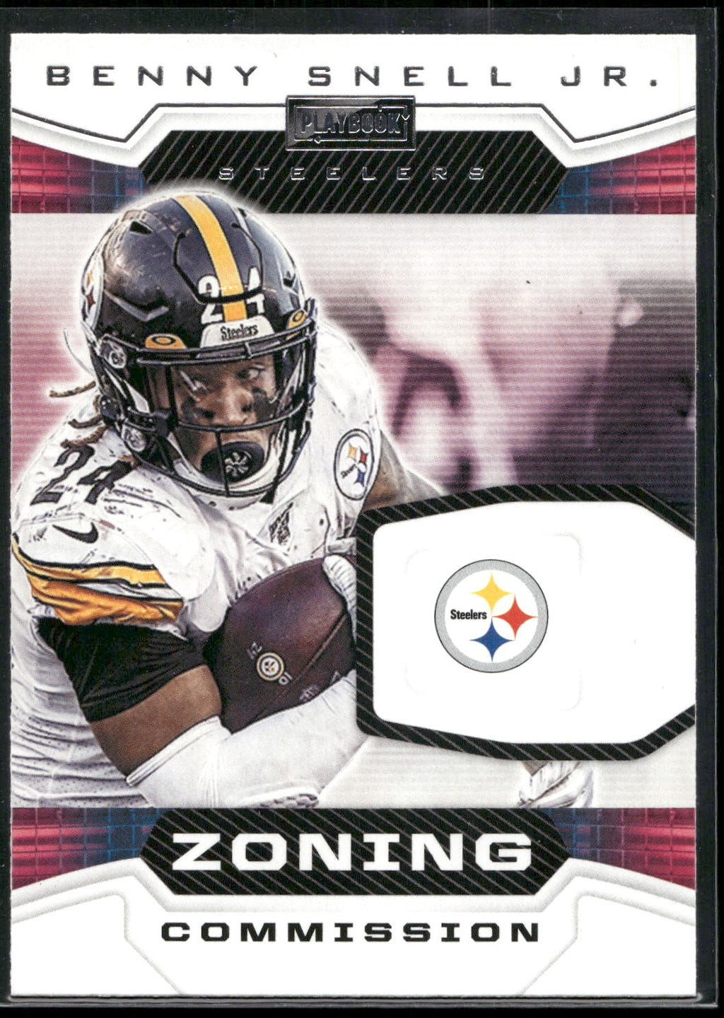 2020 Panini Playbook #ZC-17 Benny Snell Jr. Zoning Commission