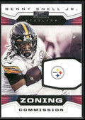 2020 Panini Playbook #ZC-17 Benny Snell Jr. Zoning Commission