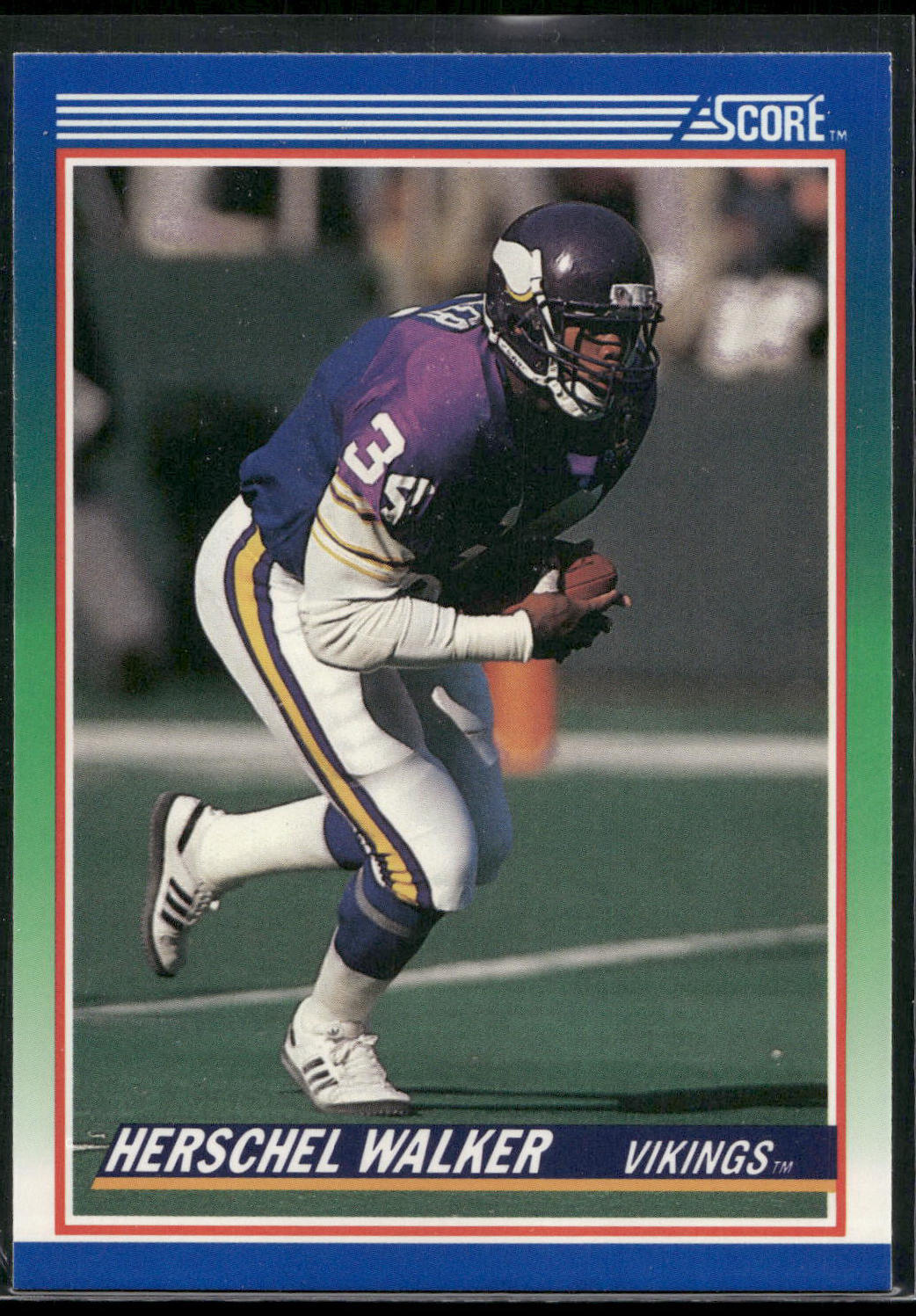 1990 Score #34 Herschel Walker