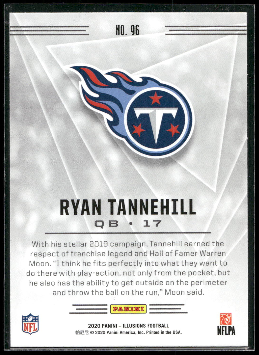 2020 Panini Illusions #96 Ryan Tannehill Retail