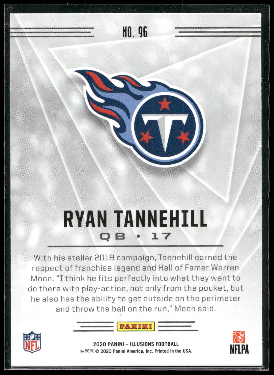 2020 Panini Illusions #96 Ryan Tannehill Retail