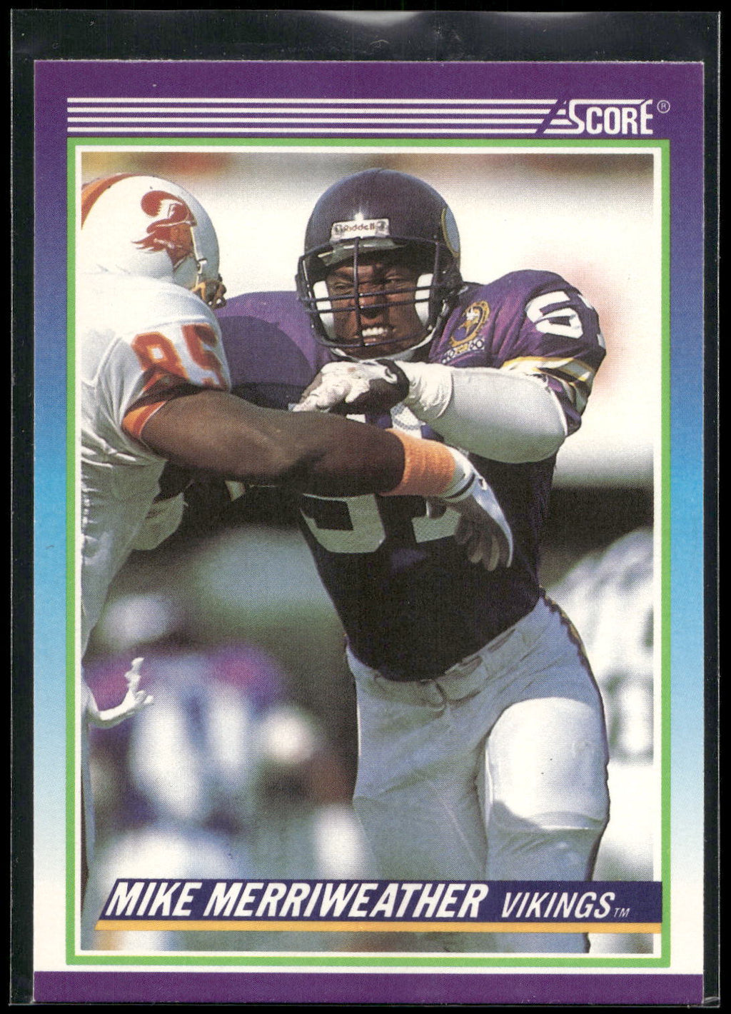 1990 Score #480 Mike Merriweather