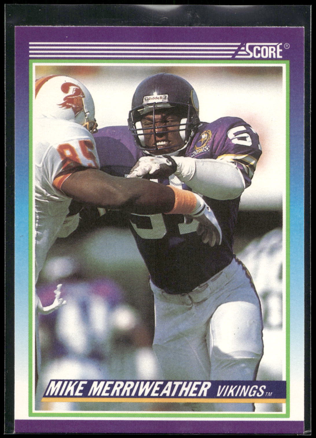 1990 Score #480 Mike Merriweather