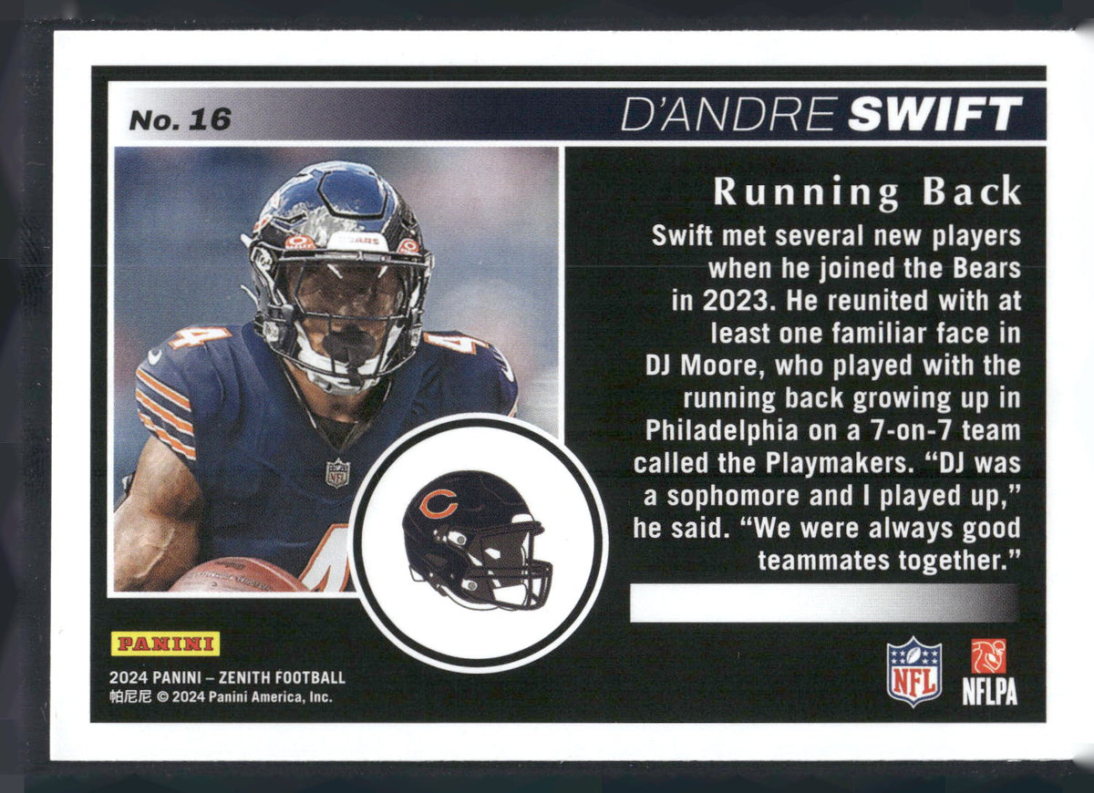 2024 Panini Zenith #16 D'Andre Swift Retail