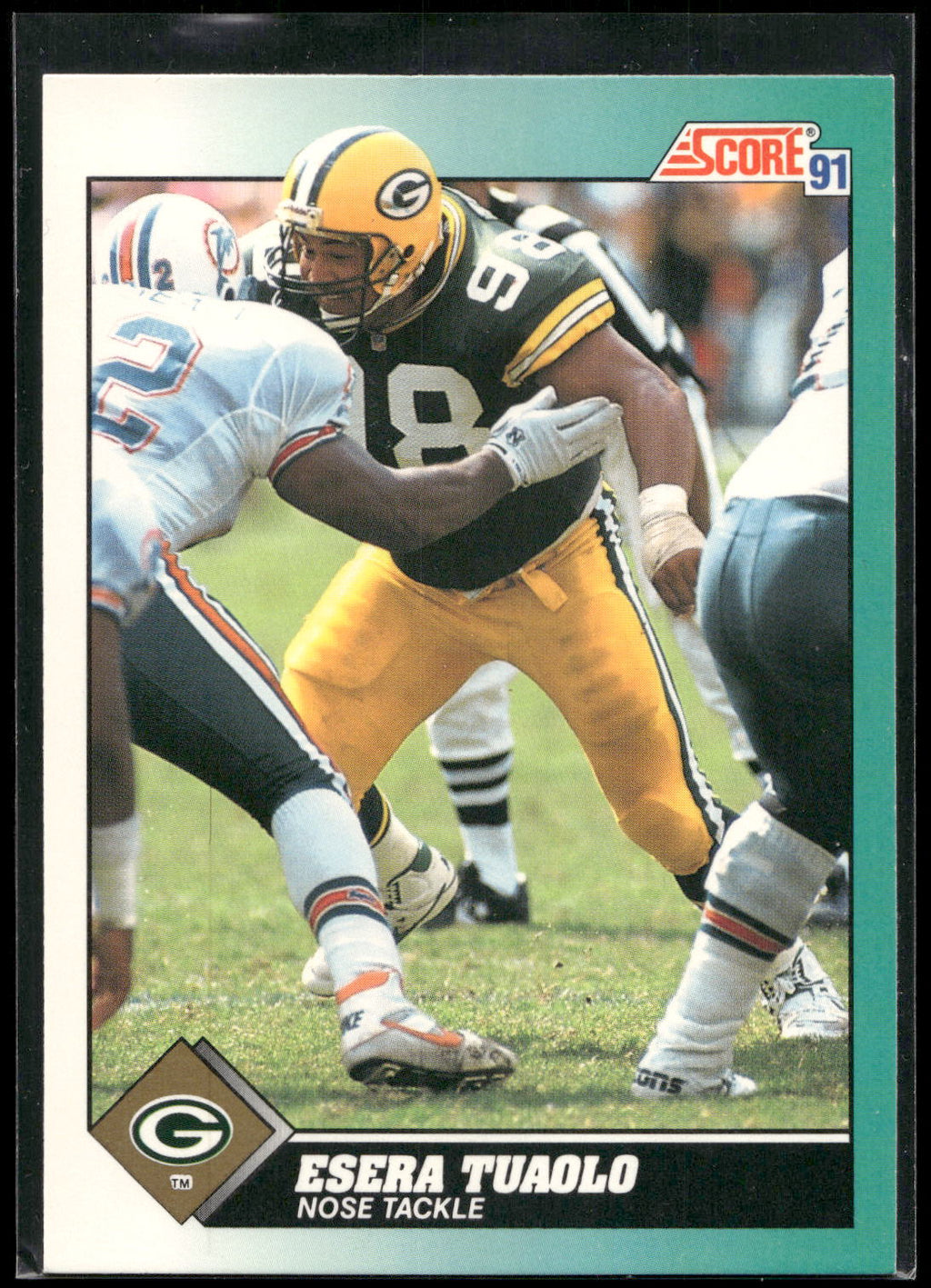 1991 Score Supplemental #101T Esera Tuaolo