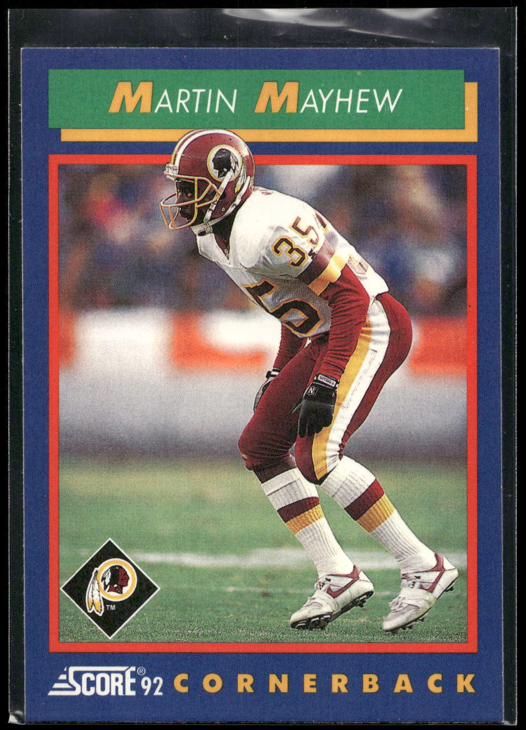 1992 Score #8 Martin Mayhew
