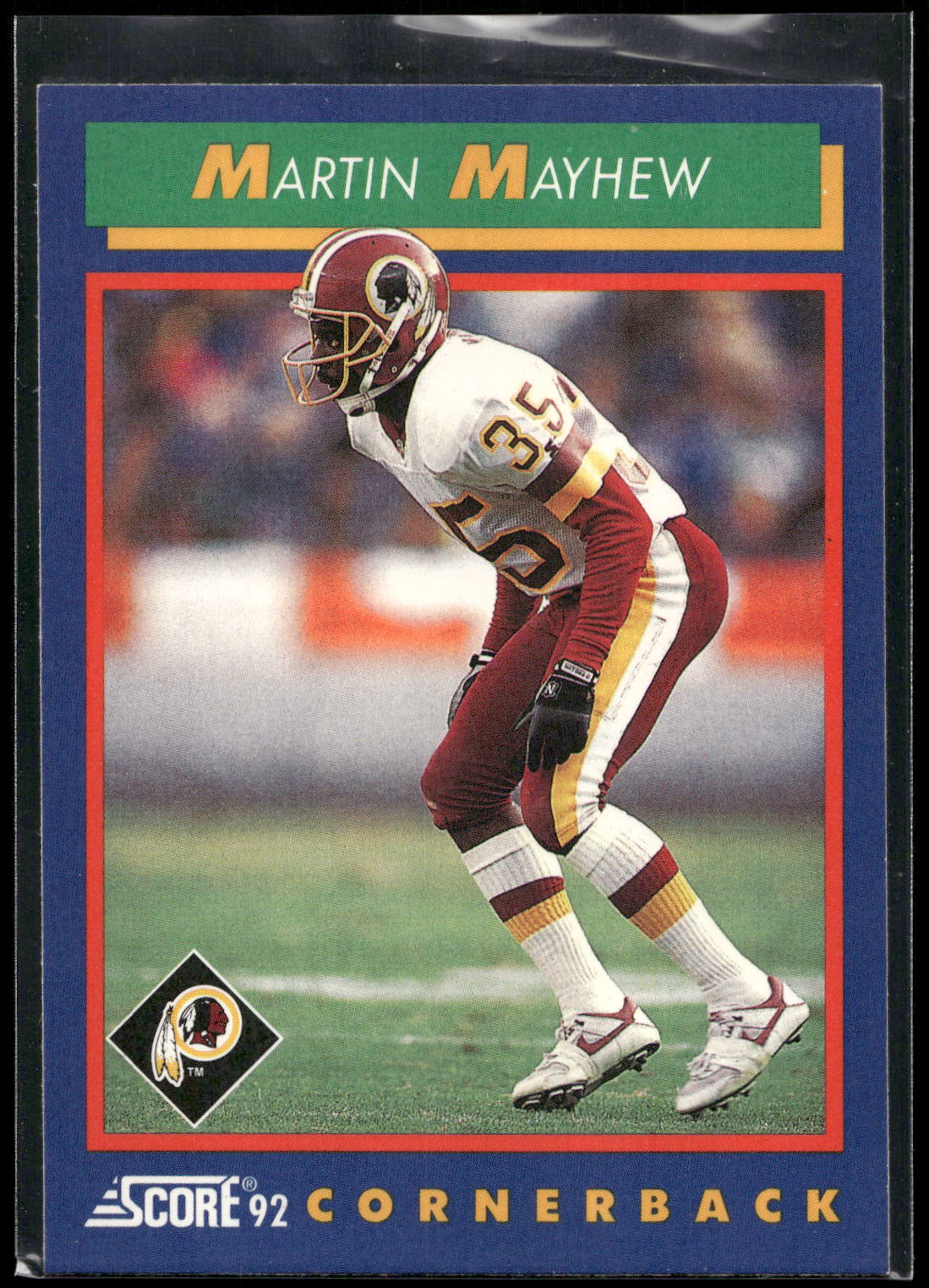 1992 Score #8 Martin Mayhew