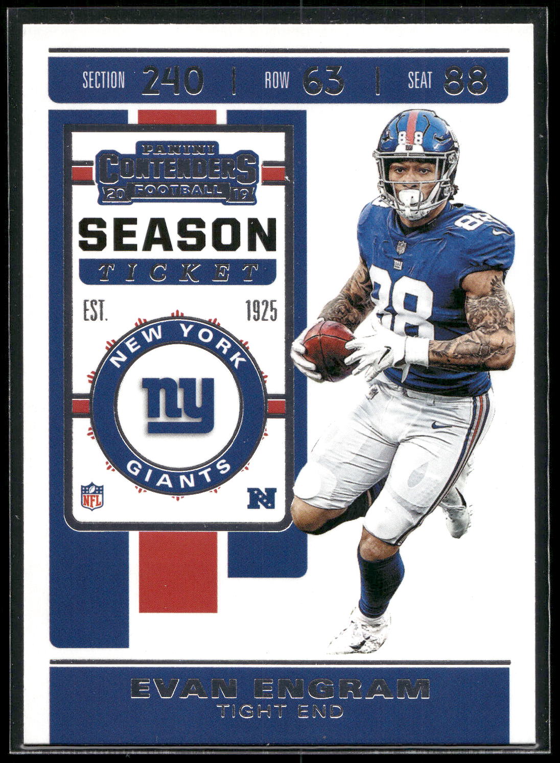 2019 Panini Contenders #53 Evan Engram