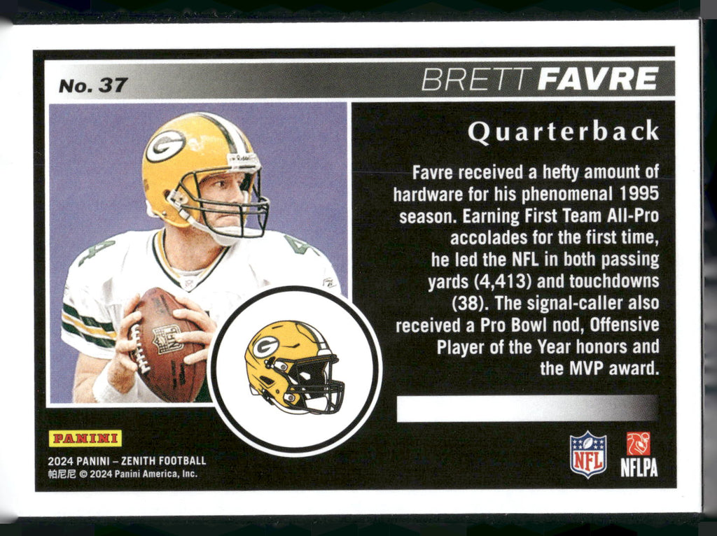 2024 Panini Zenith #37 Brett Favre Retail