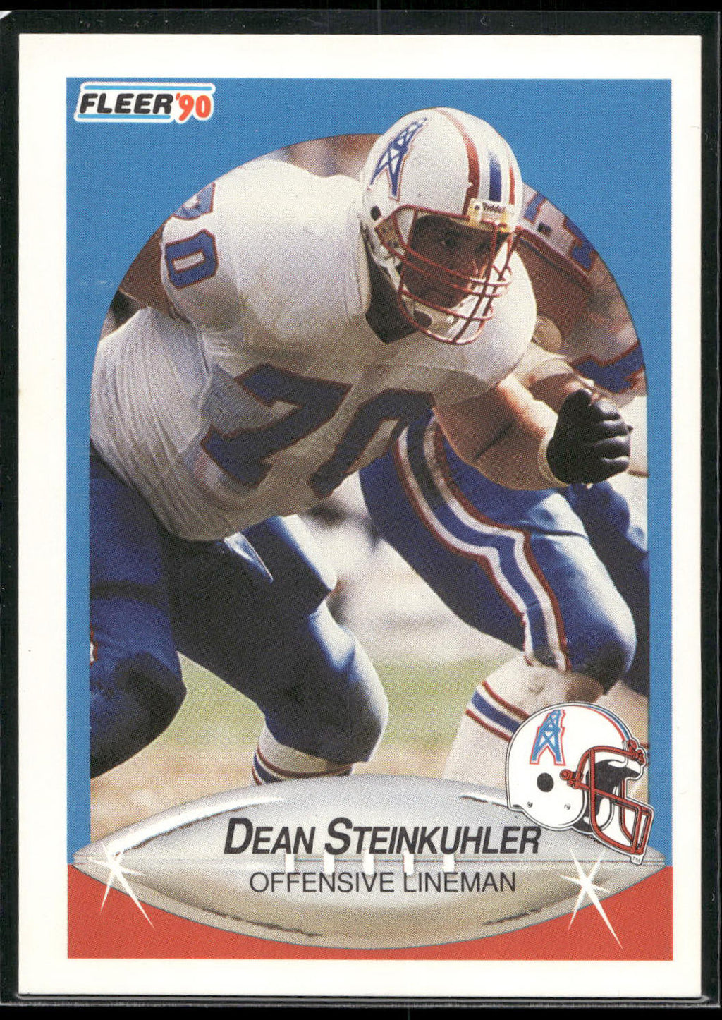 1990 Fleer #136 Dean Steinkuhler