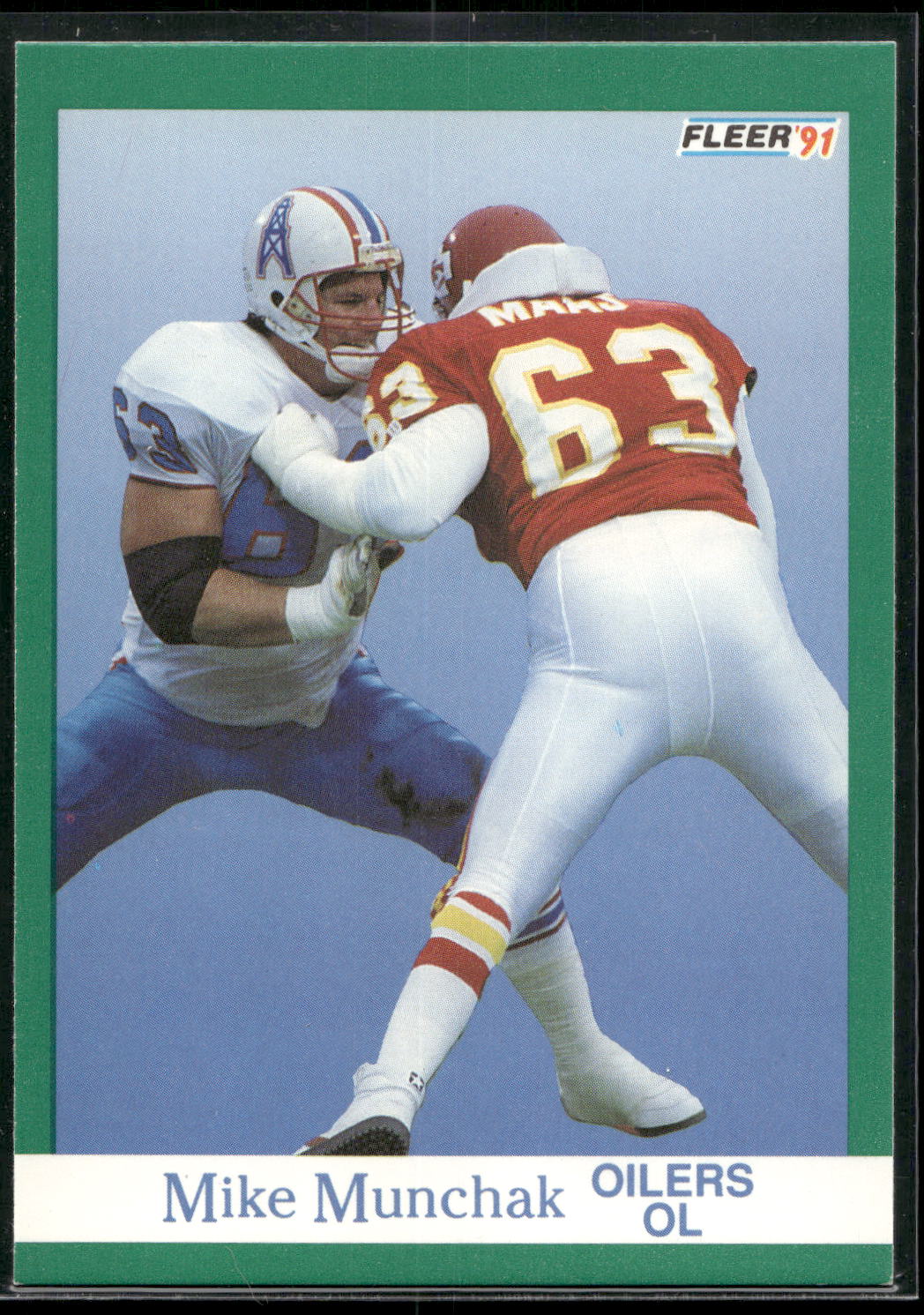 1991 Fleer #71 Mike Munchak