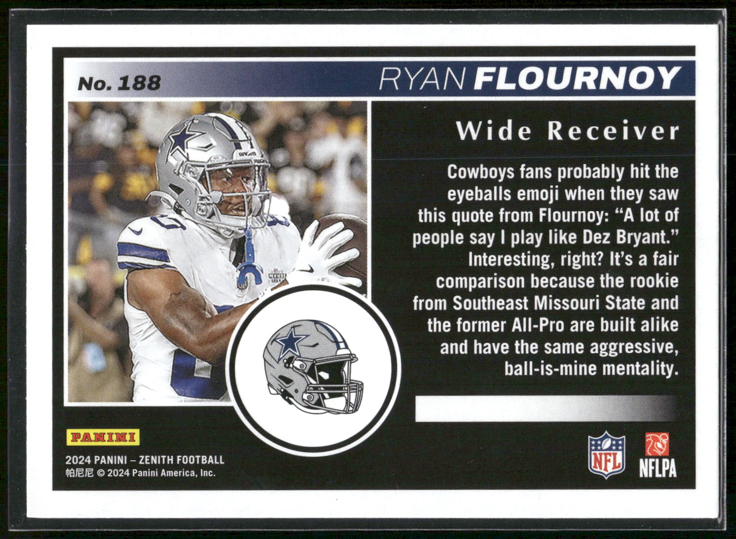 2024 Panini Zenith #188 Ryan Flournoy Retail