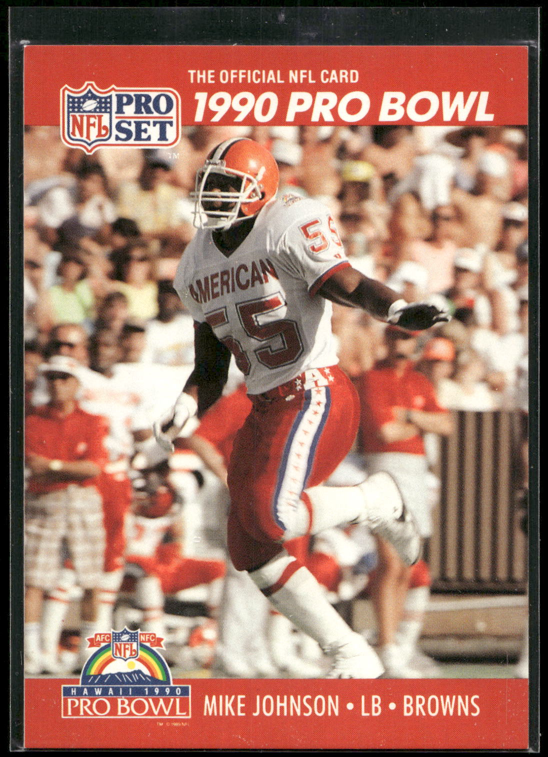 1990 Pro Set #347 Mike Johnson