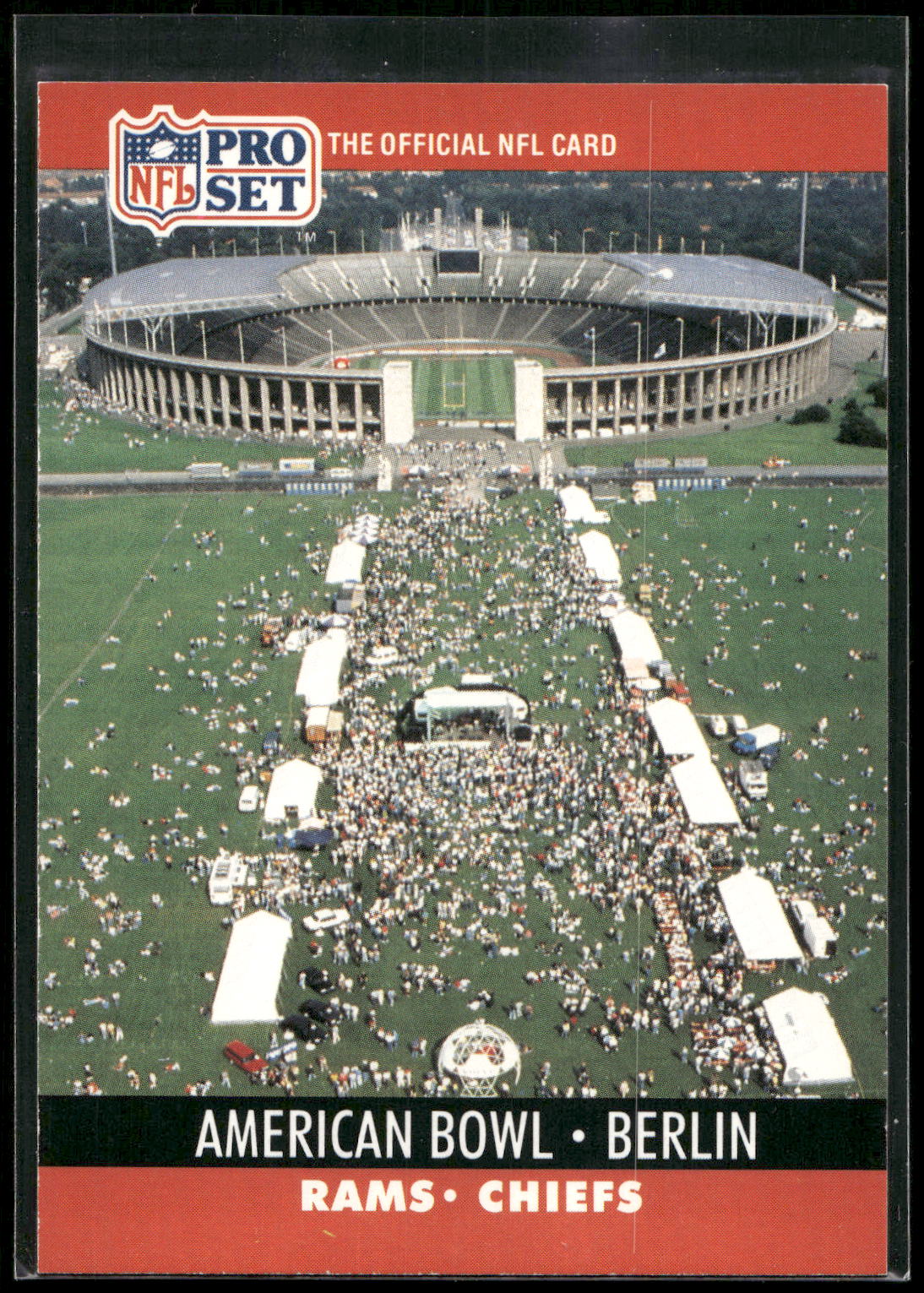 1990 Pro Set #782 American Bowl: Berlin