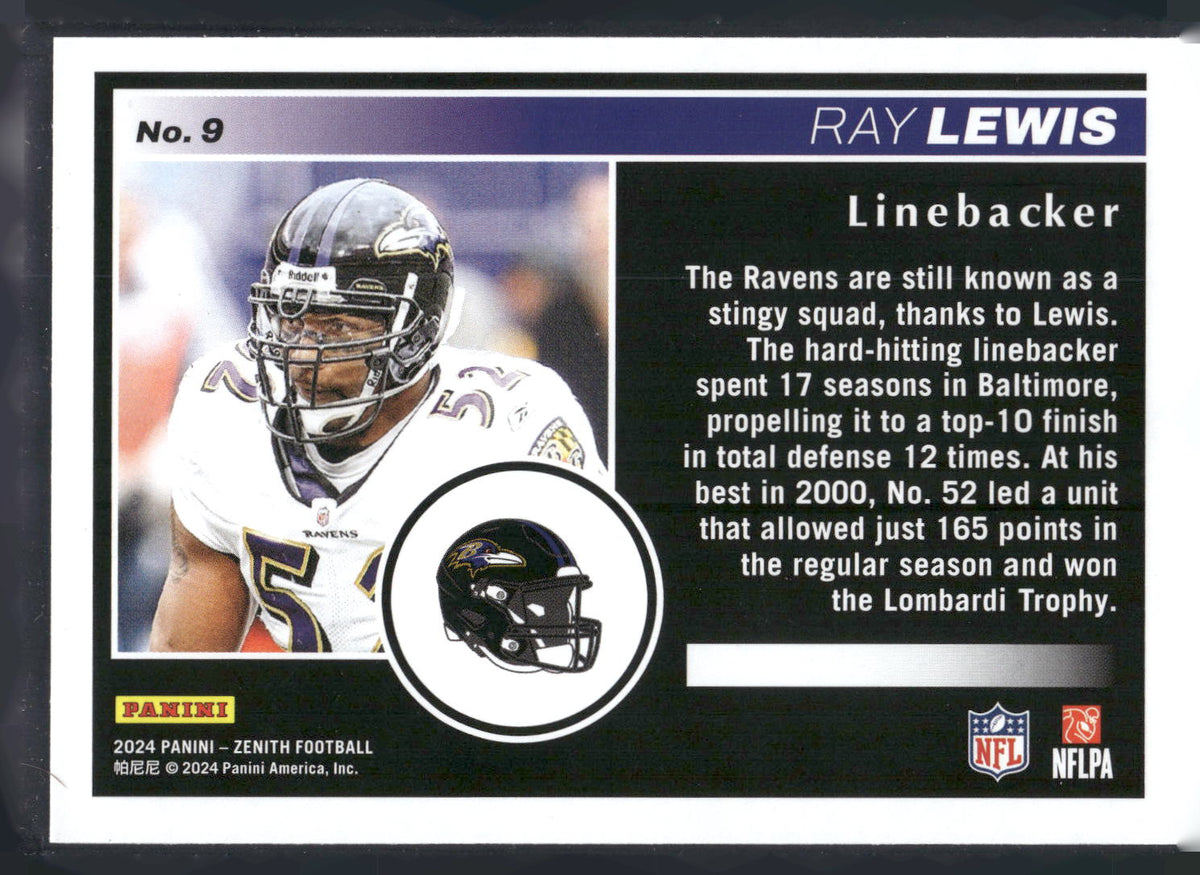 2024 Panini Zenith #9 Ray Lewis Retail