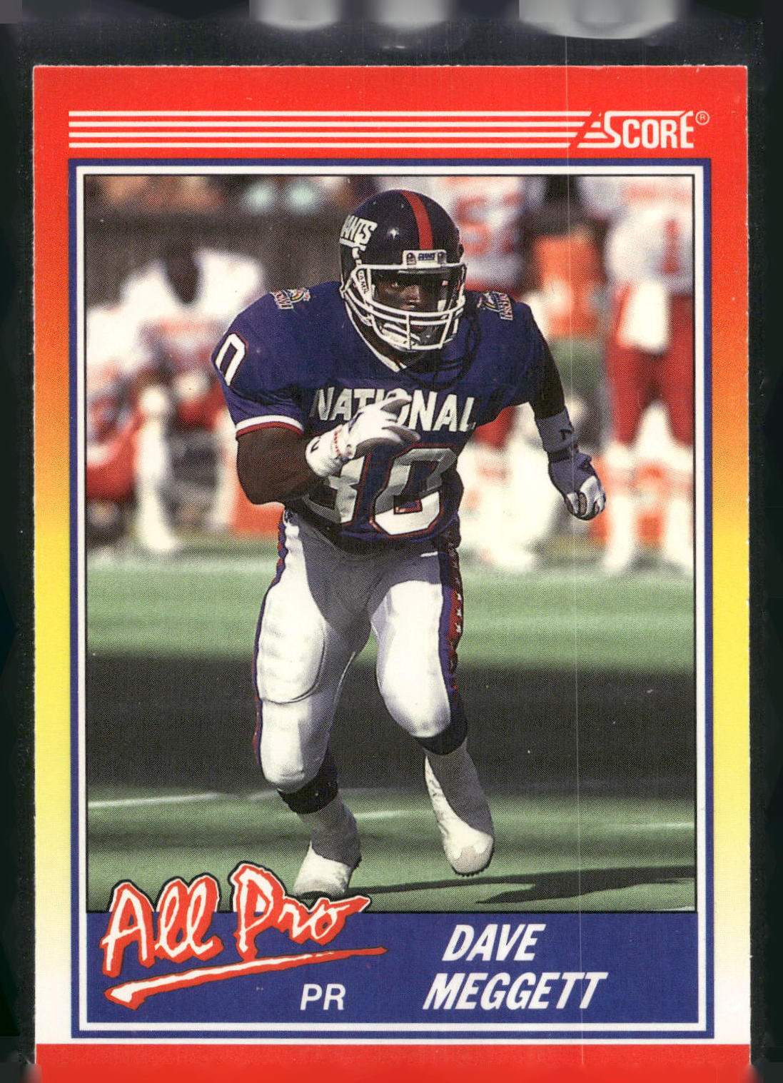1990 Score #576 Dave Meggett