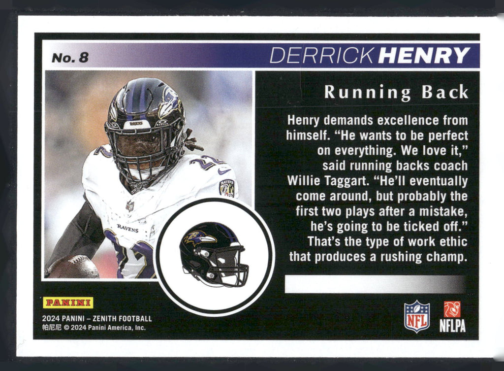 2024 Panini Zenith #8 Derrick Henry Retail