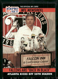1990 Pro Set #787 Falcons are "Back in Black"