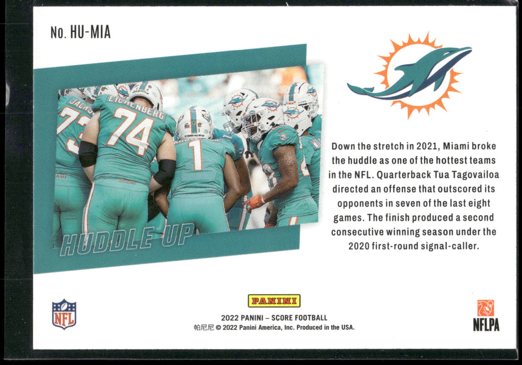 2022 Score #HU-MIA Miami Dolphins Huddle Up