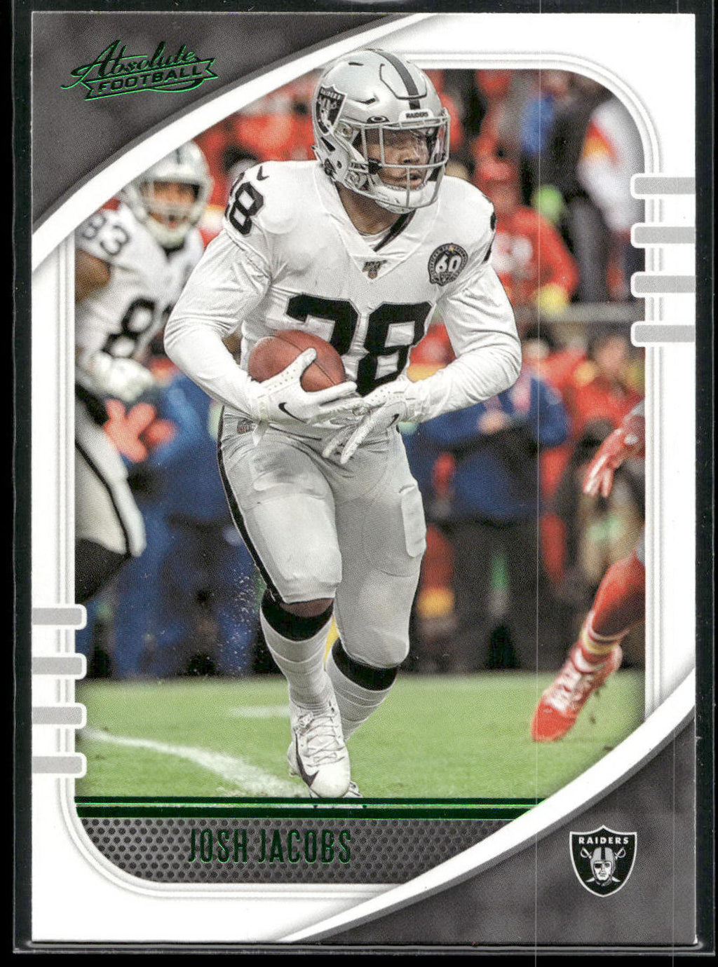 2020 Panini Absolute #34 Josh Jacobs Green