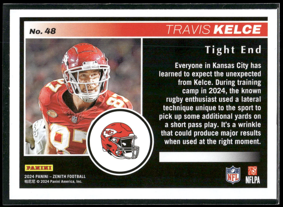 2024 Panini Zenith #48 Travis Kelce Retail