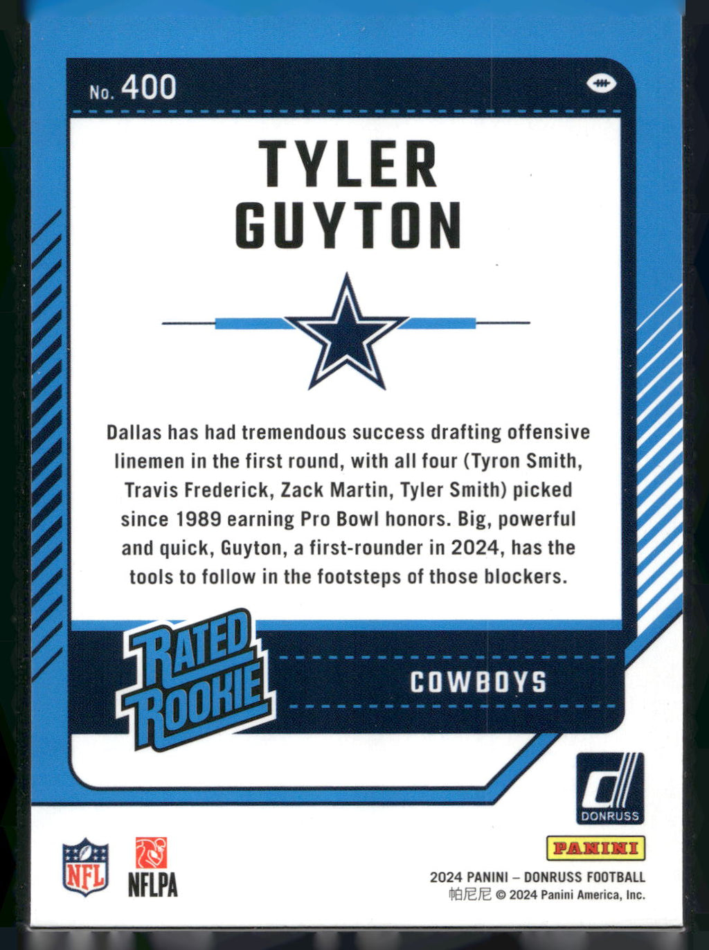 2024 Donruss #400 Tyler Guyton