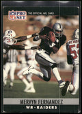 1990 Pro Set #152a Mervyn Fernandez