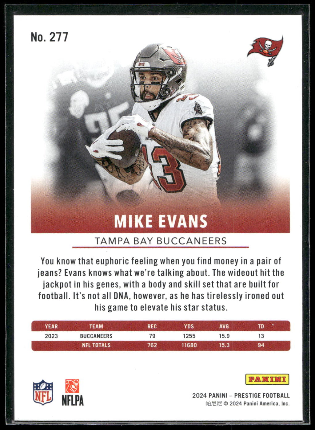 2024 Panini Prestige #277 Mike Evans