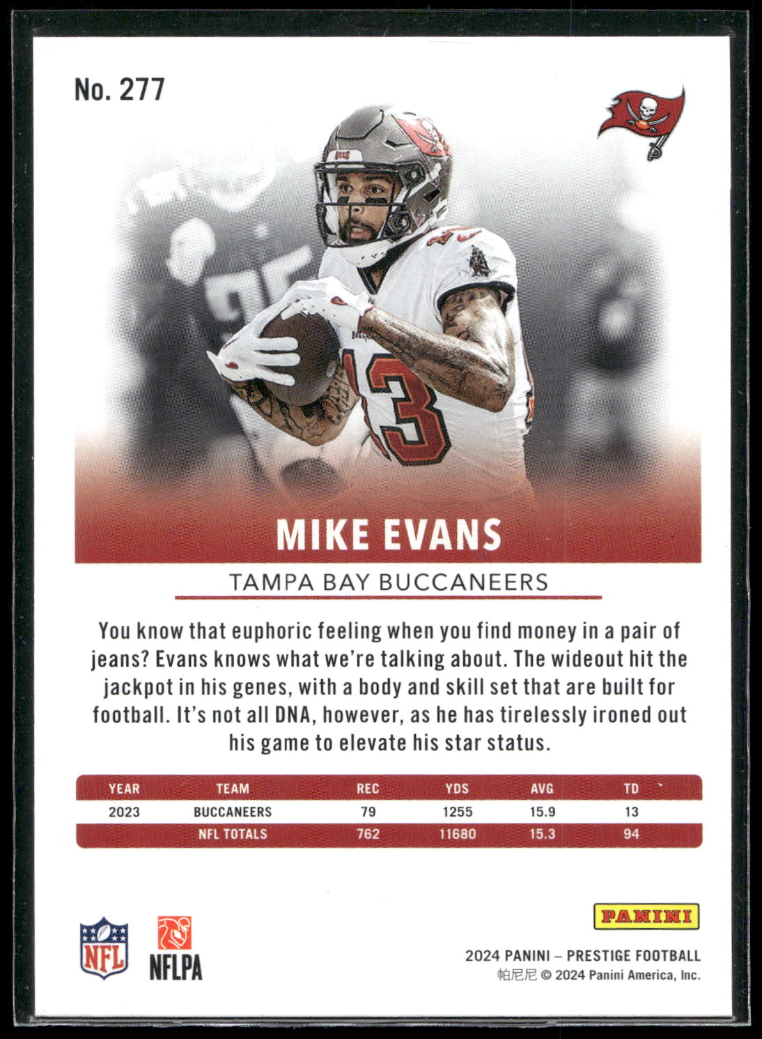 2024 Panini Prestige #277 Mike Evans