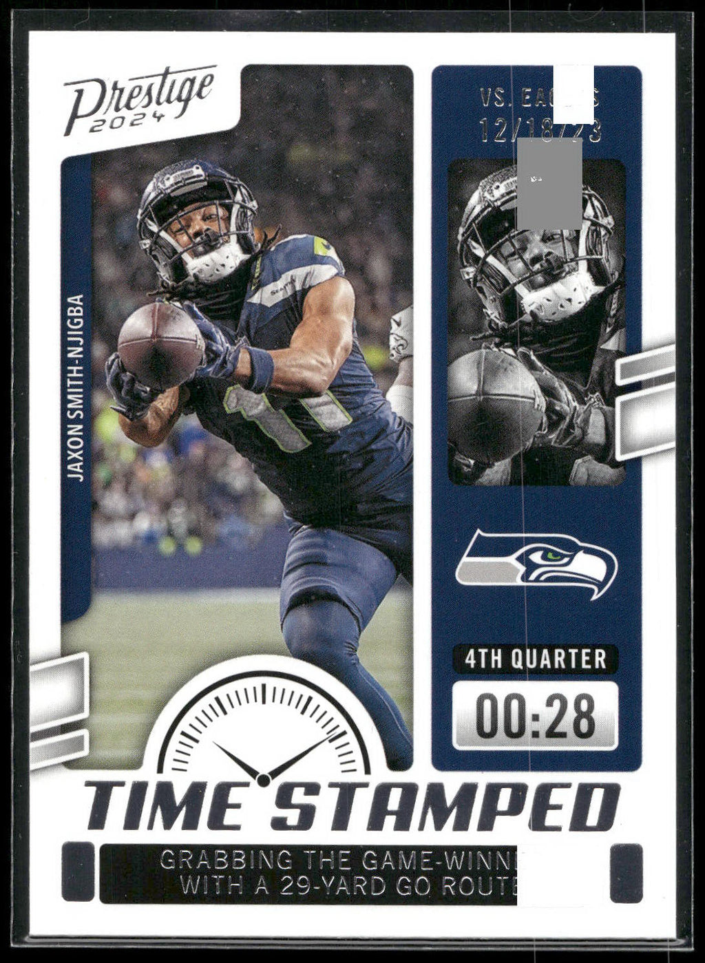 2024 Panini Prestige #TS-JSN Jaxon Smith-Njigba Time Stamped