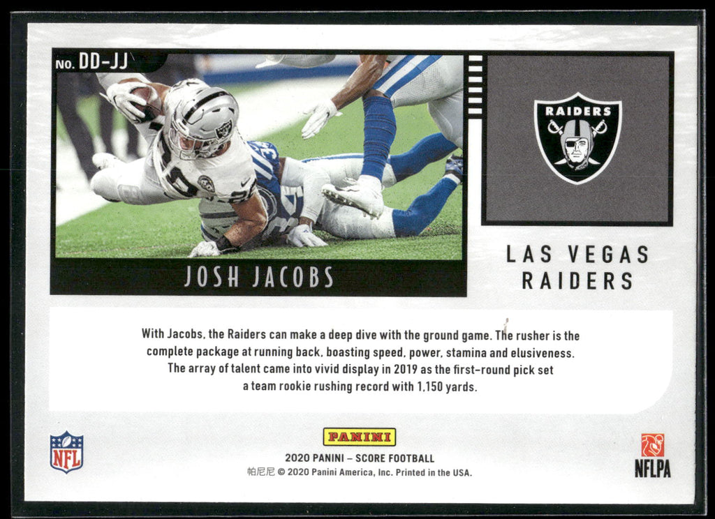 2020 Score #DD-JJ Josh Jacobs Deep Dive