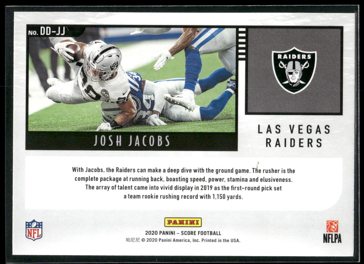 2020 Score #DD-JJ Josh Jacobs Deep Dive