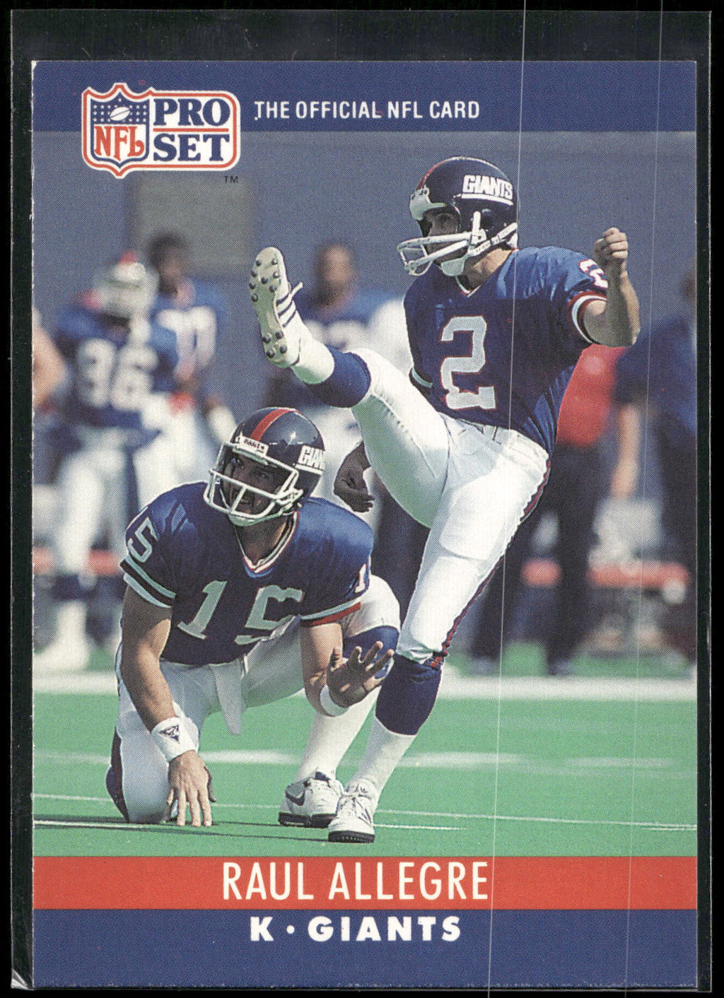 1990 Pro Set #222 Raul Allegre