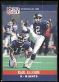 1990 Pro Set #222 Raul Allegre