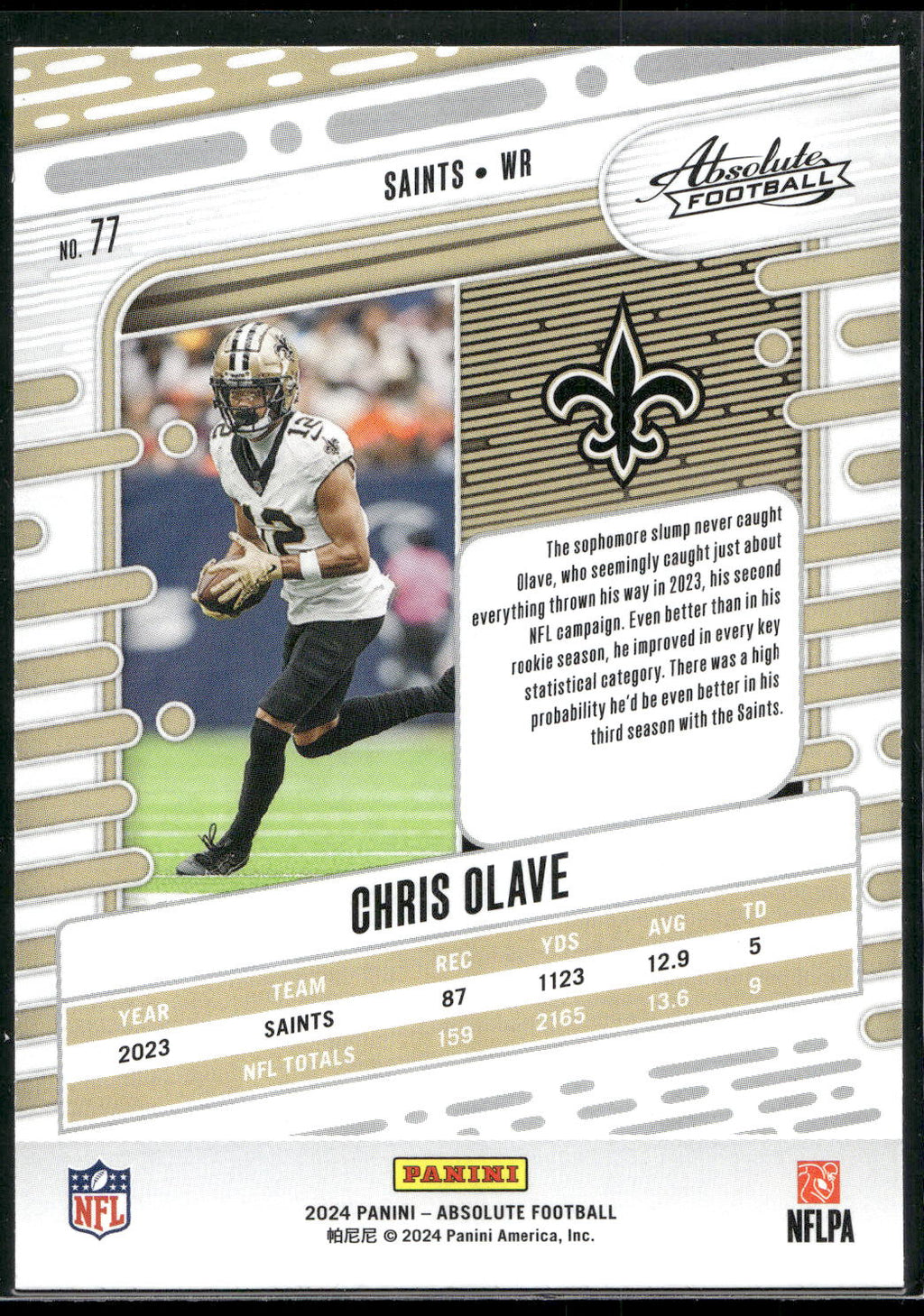 2024 Panini Absolute #77 Chris Olave Retail