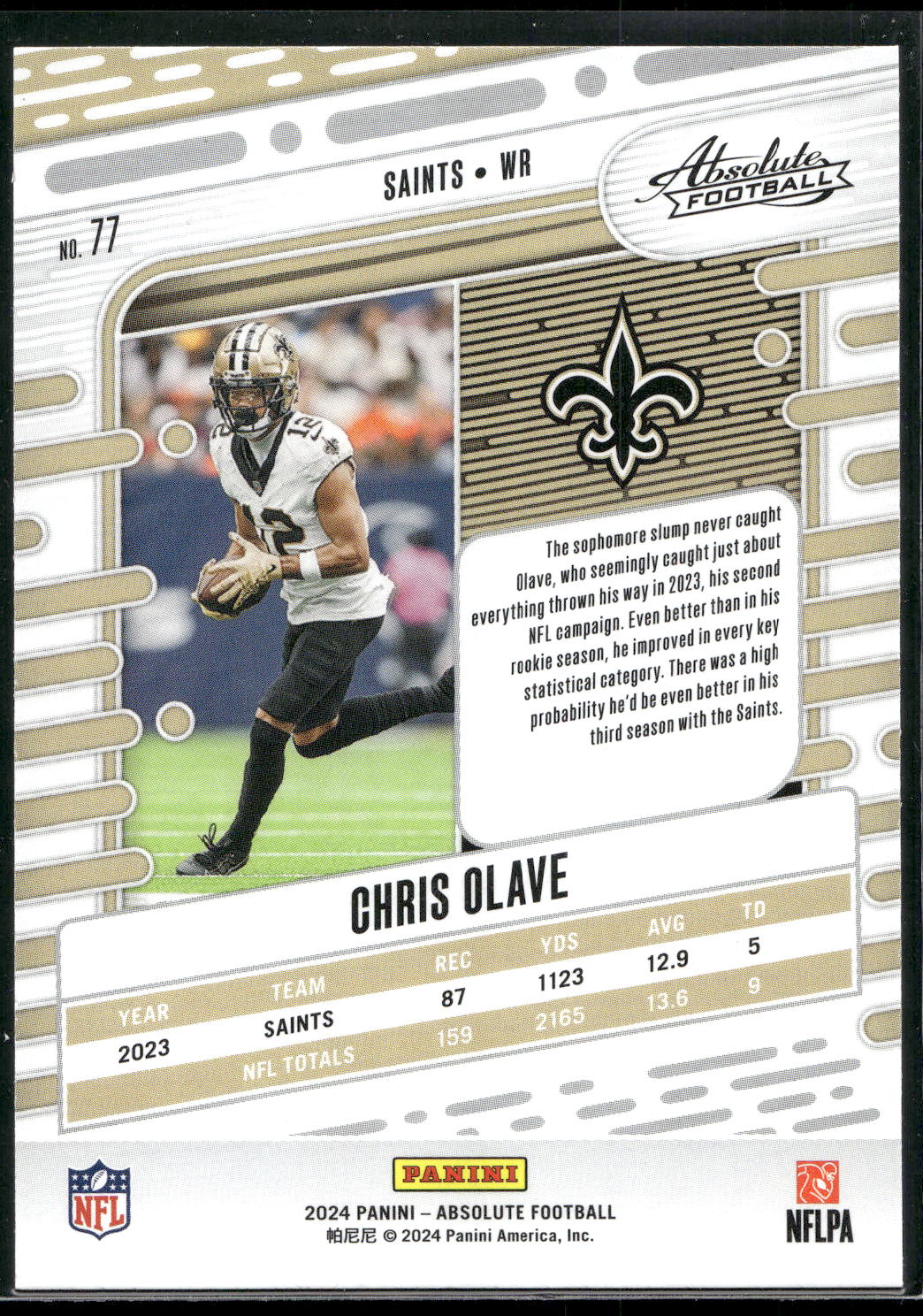 2024 Panini Absolute #77 Chris Olave Retail