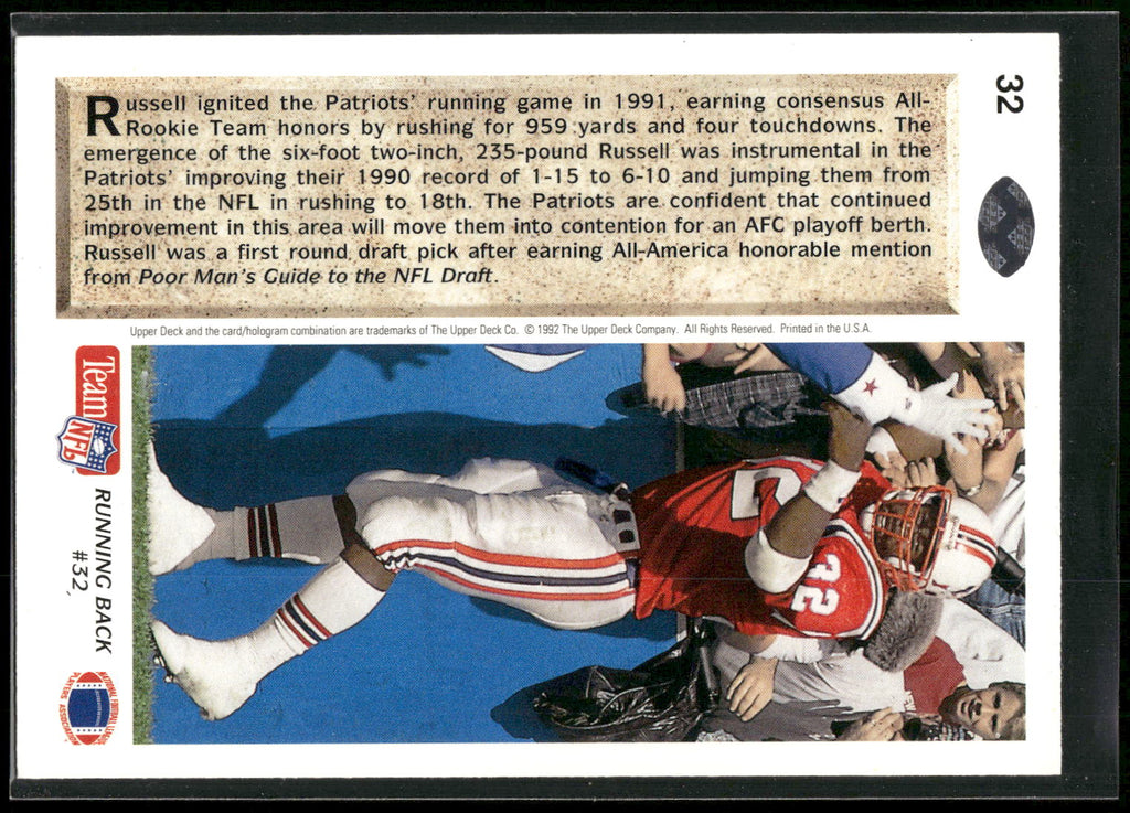 1992 Upper Deck #32 Leonard Russell