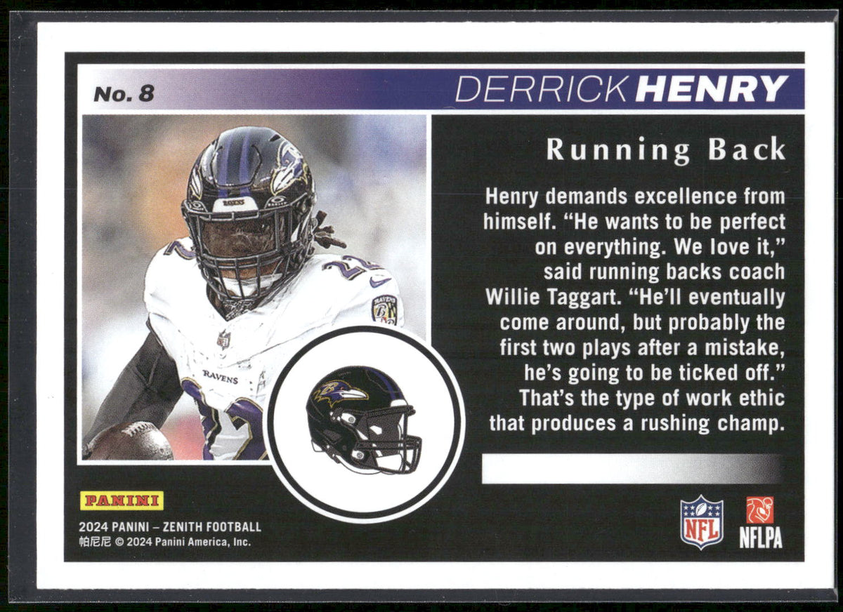 2024 Panini Zenith #8 Derrick Henry Retail