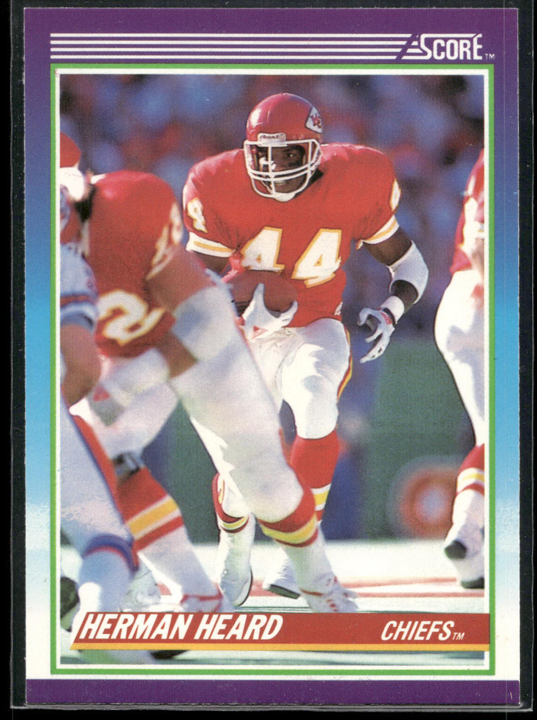 1990 Score #144 Herman Heard